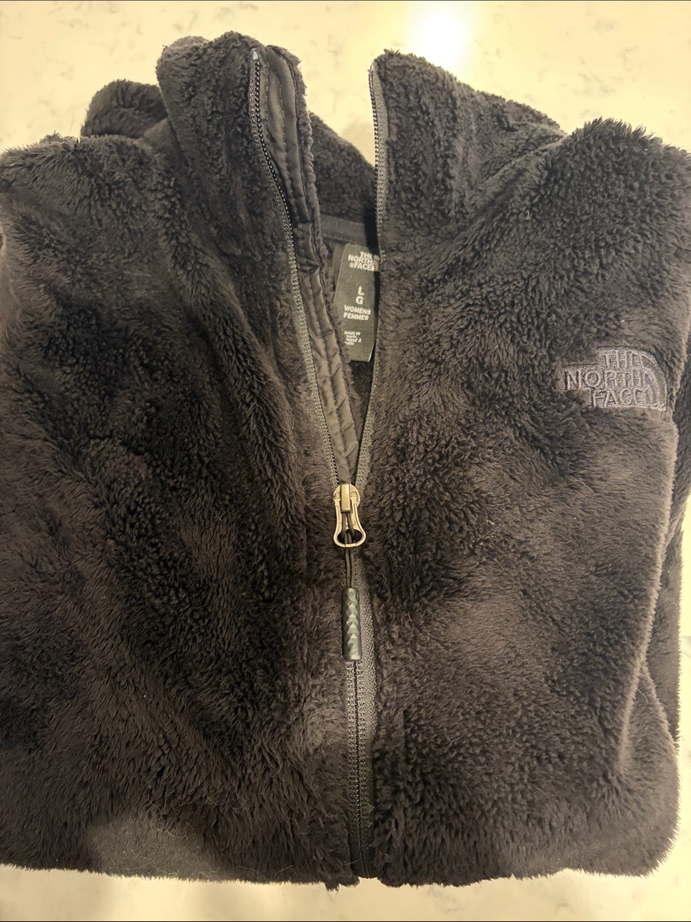 The North Face Women’s L Black Plush Fleece Jacket